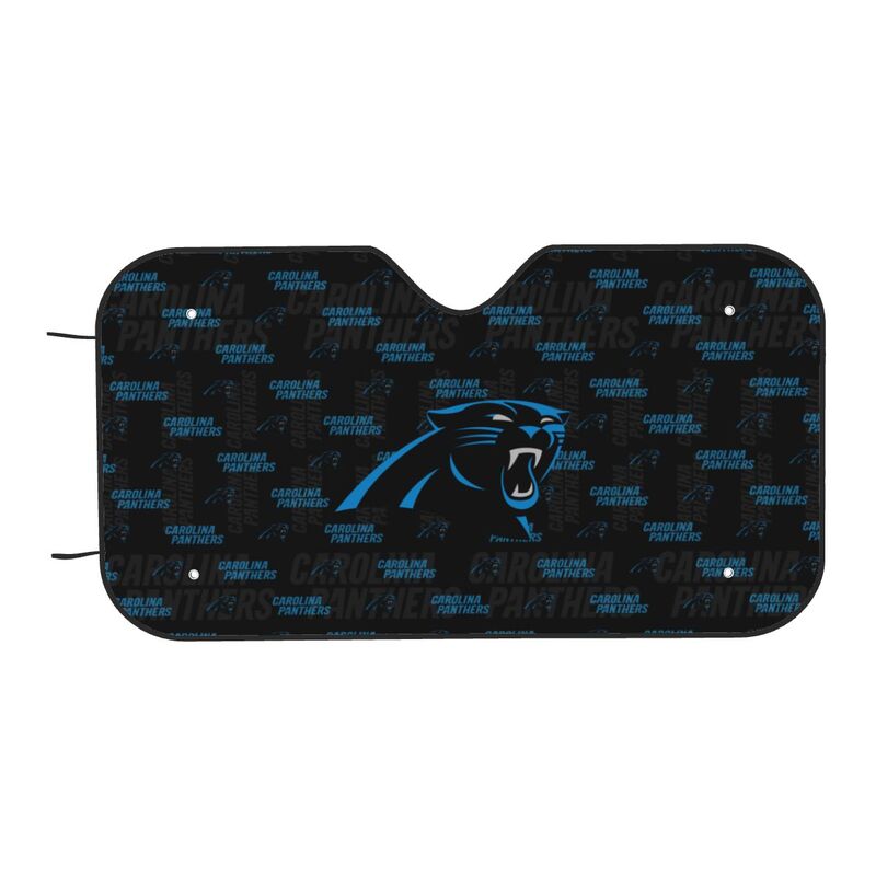 Carolina Panthers Printed is suitable for front Car windshield sunshades Car windshield sunshades
