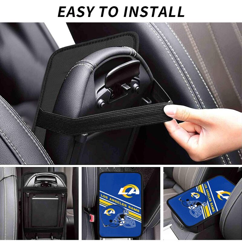 Los Angeles Rams Print armrest protective cover car armrest box cushion