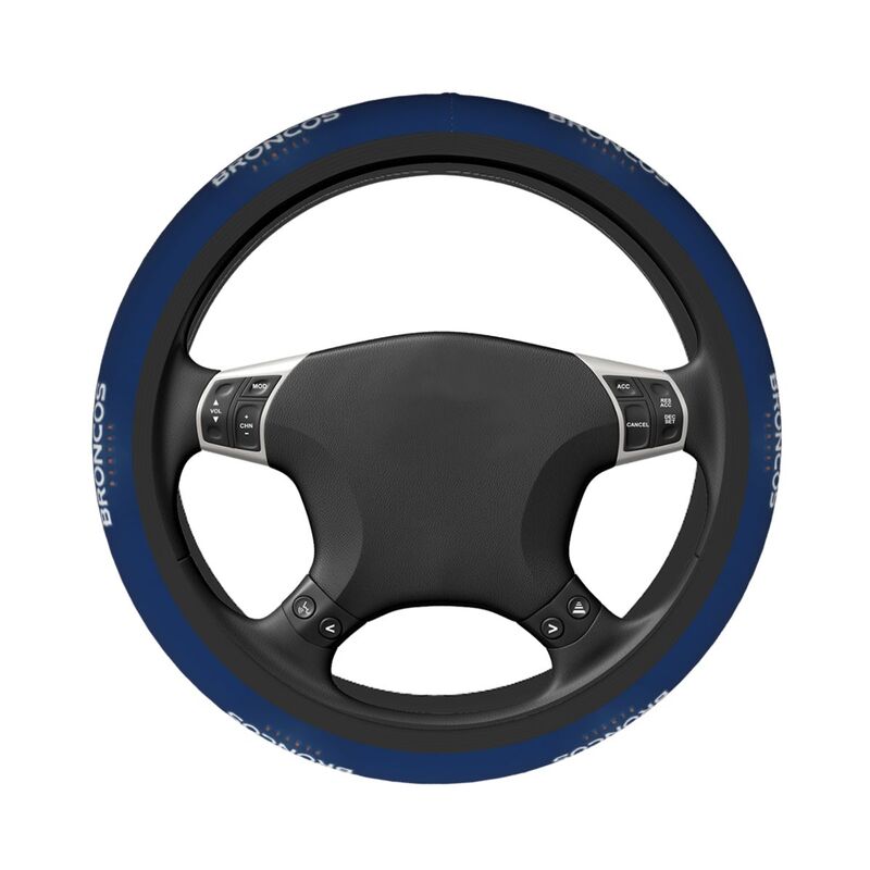 Denver Broncos Printed elastic steering wheel cover car protective cover