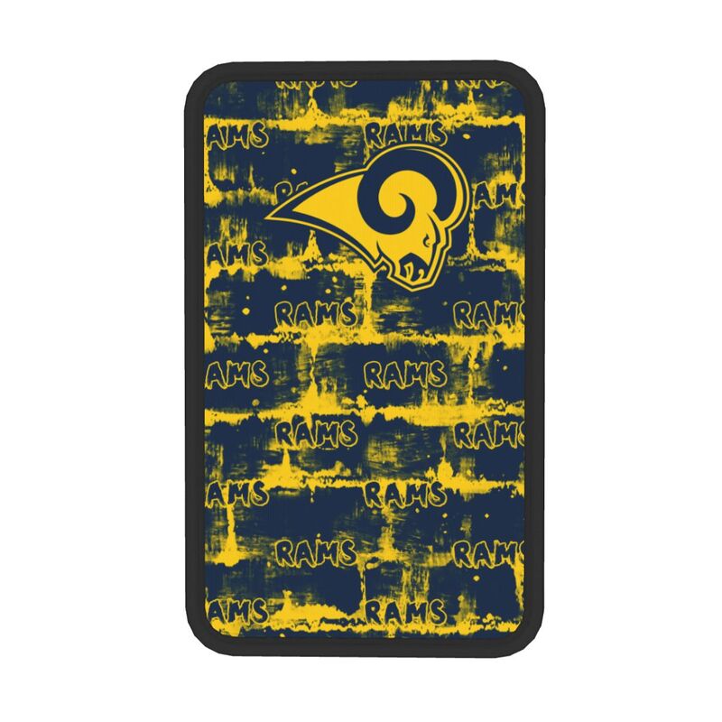 Los Angeles Rams print Car armrest box protective cover car center console armrest pad