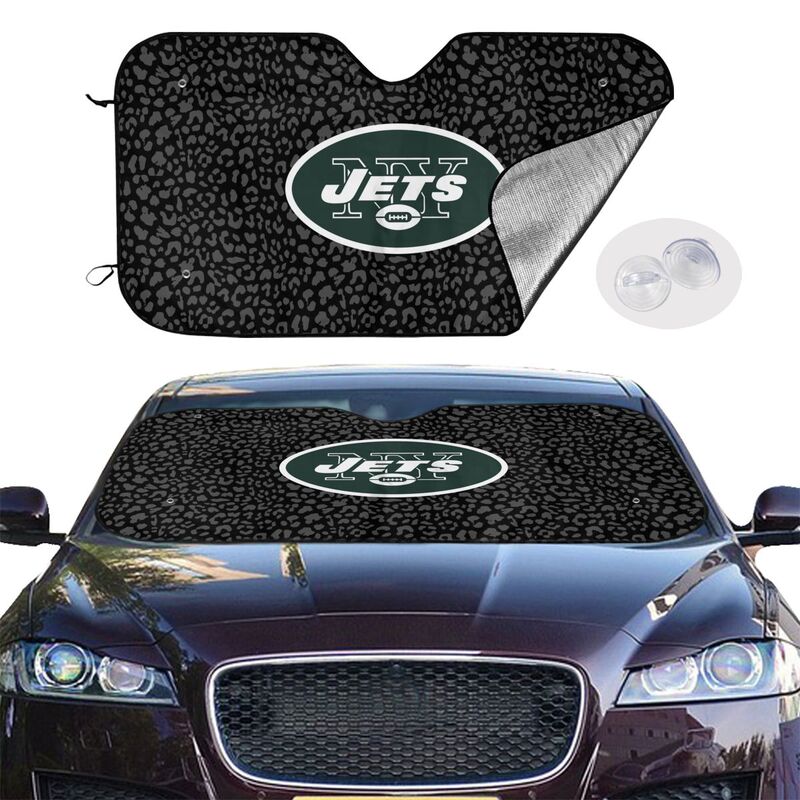 New York Jets Printed Car windshield sunshades is suitable front Car windshield sunshades