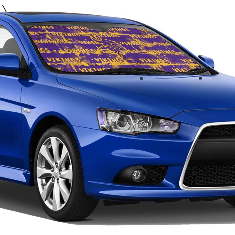 Minnesota Vikings Printed front windshield sunshade car windshield sunshade (multi size)