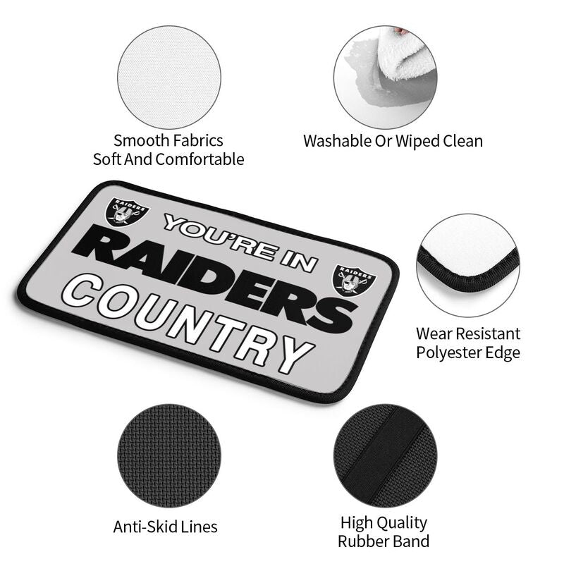 Las Vegas Raiders Printed car armrest box pad elbow support pad