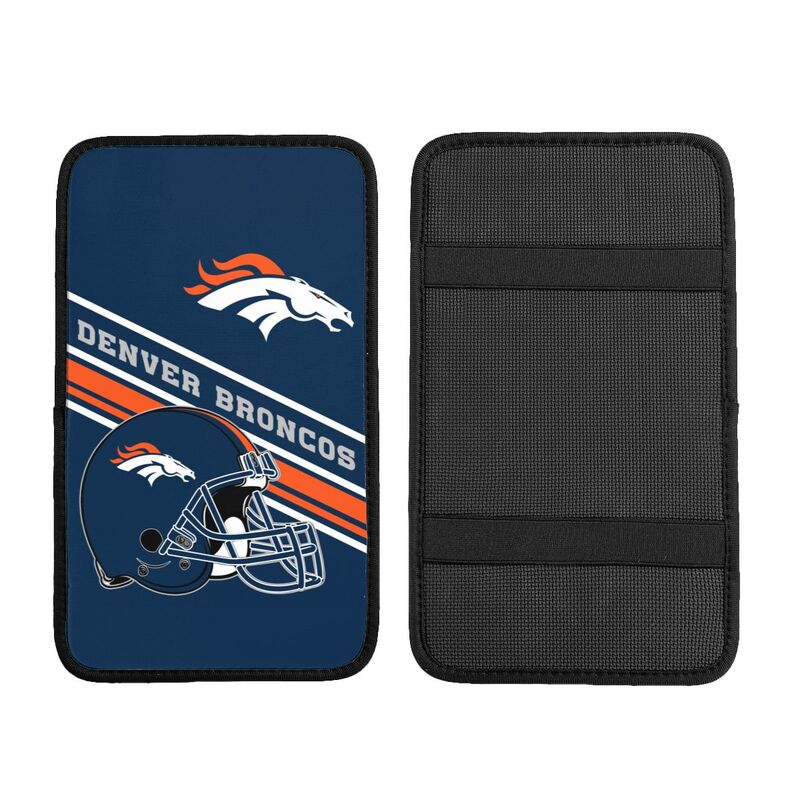 Denver Broncos Print armrest protective cover car armrest box cushion