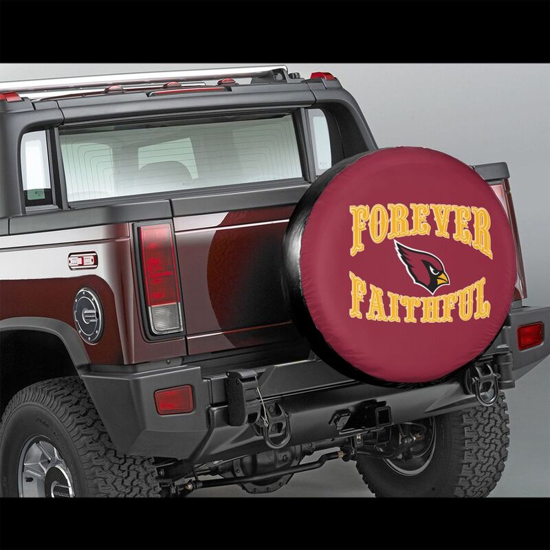 Arizona Cardinals Printing car spare tire dust protection cover tire protection cover