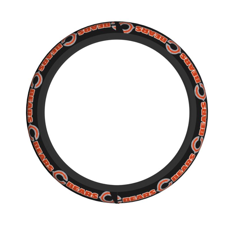 Chicago Bears 5 Printed car protective cover elastic steering wheel cover