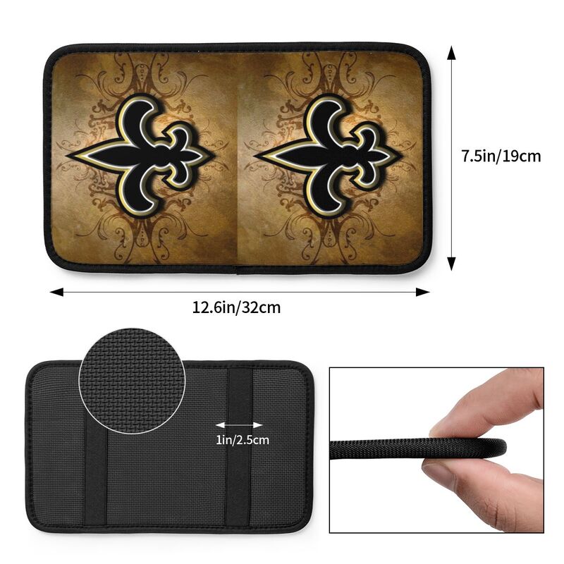 New Orleans Saints2 Printed car armrest box pad elbow protection pad