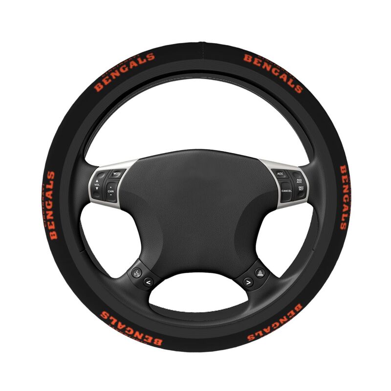 Cincinnati Bengals 1 Printed breathable elastic steering wheel cover anti slip cover
