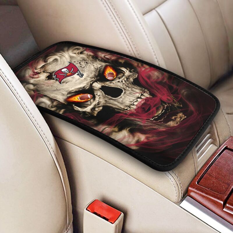 Tampa Bay Buccaneers Printed car armrest box pad elbow support anti slip pad