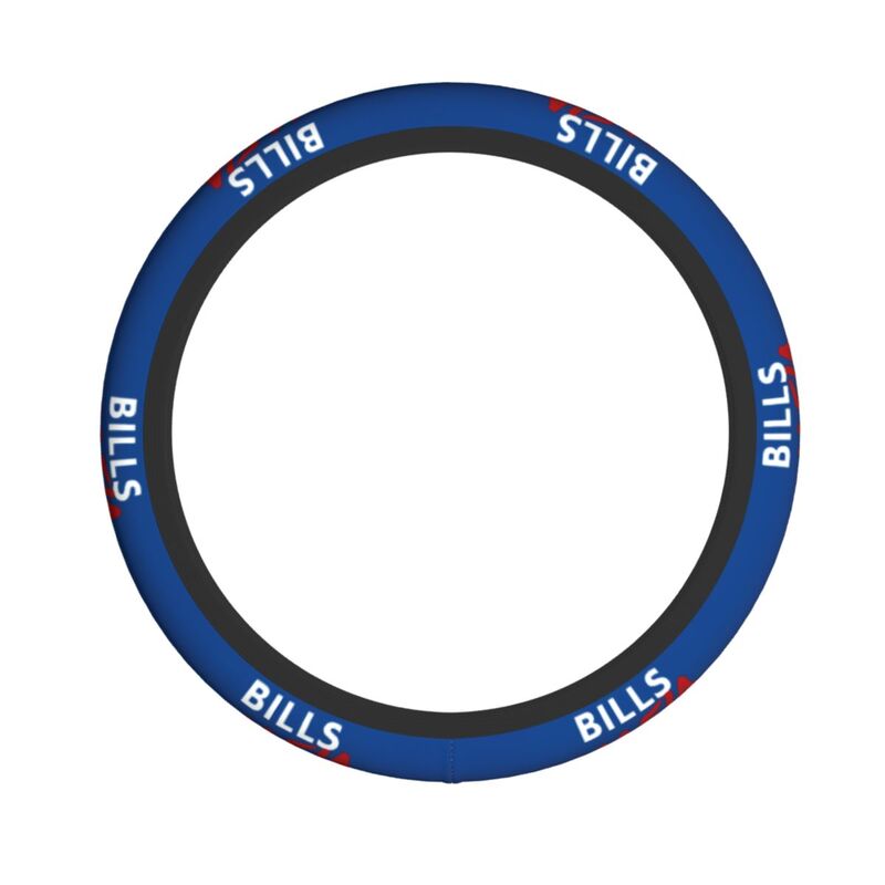 Buffalo Bills 4 Printed breathable anti slip cover elastic steering wheel cover