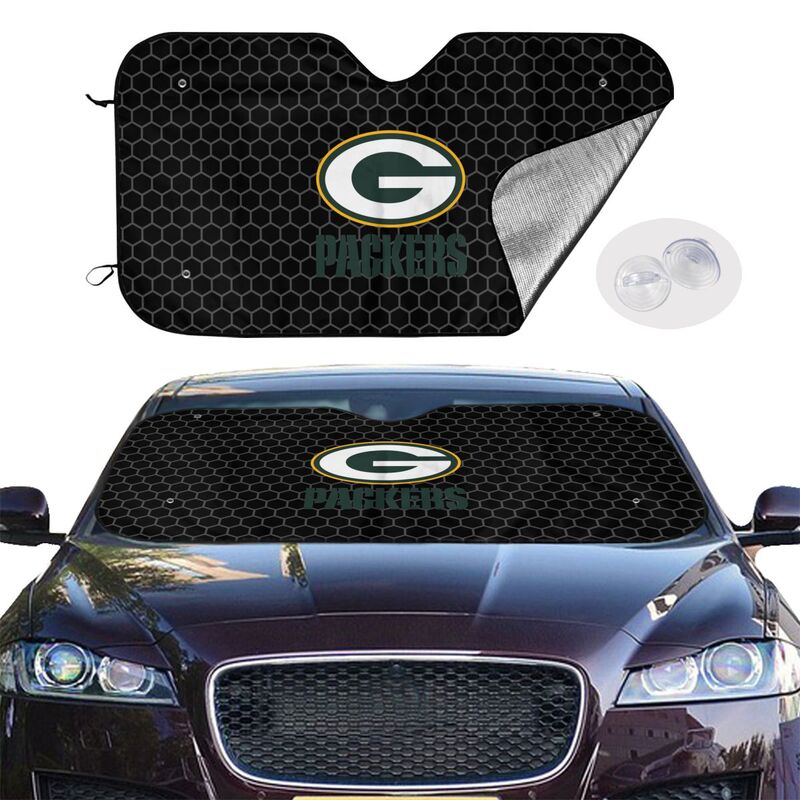 Green Bay Packers Printed is suitable front Car windshield sunshades Car windshield sunshades