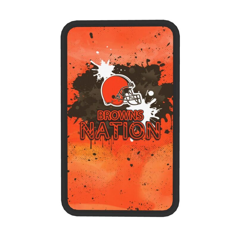Cleveland Browns print car center console armrest pad Car armrest box protective cover