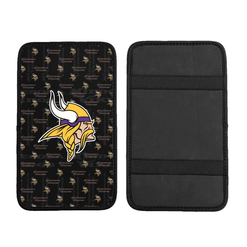 Minnesota Vikings printed Car handrail cushion Personalized car armrest cover