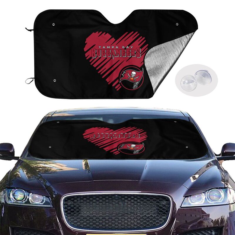 Tampa Bay Buccaneers Printing is suitable car front windshield sunshades Car windshield sunshades