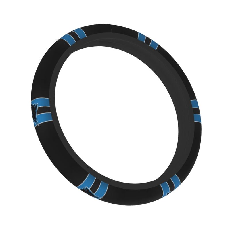 Carolina Panthers Printed breathable elastic steering wheel cover