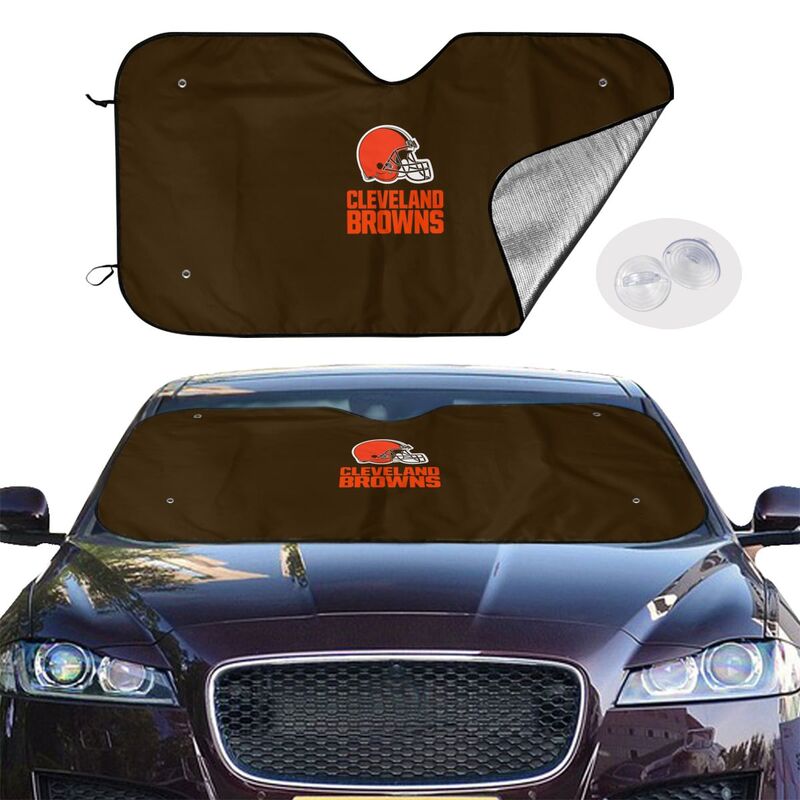 Cleveland Browns 2 Print suitable for front Car windshield sunshades Car windshield sunshades