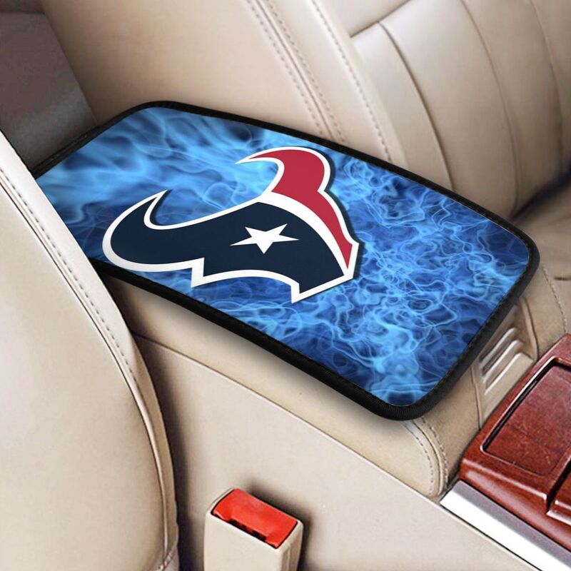 Houston Texans Printed car armrest box pad anti-abrasion pad