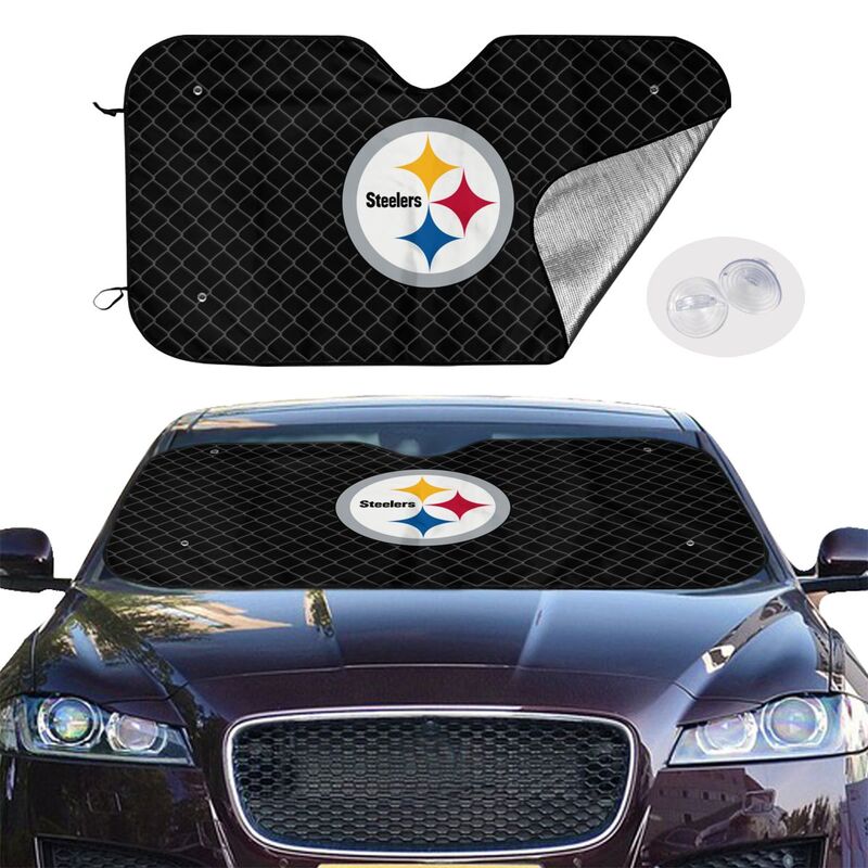 Pittsburgh Steelers Print Car windshield sunshades is suitable front Car windshield sunshades