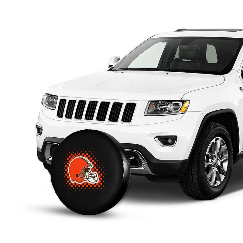 Cleveland Browns Printing tire protection cover car sun protection tire protection cover
