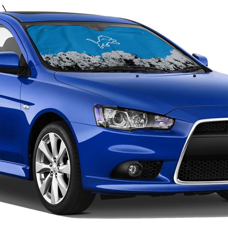 Detroit Lions Print car front windshield sunshade car windshield sunshade (multi size)
