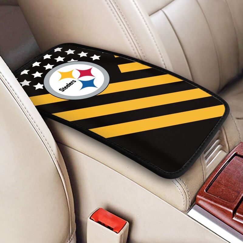 Pittsburgh Steelers2 Protective pad for armrest box of printing vehicle