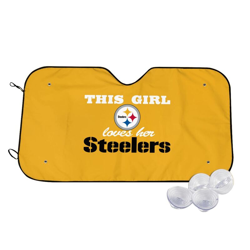 Pittsburgh Steelers Printing multi size car front windshield sunshade car windshield sunshade