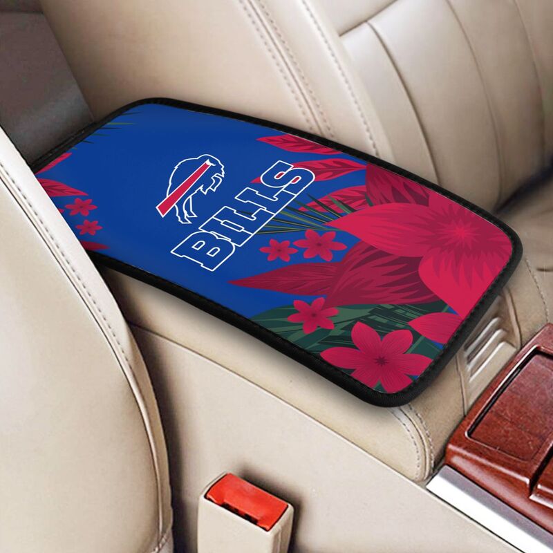 Buffalo Bills Car armrest box protective cover car center console armrest pad