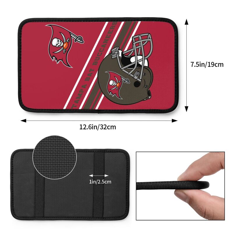 Tampa Bay Buccaneers Print armrest protective cover car armrest box cushion