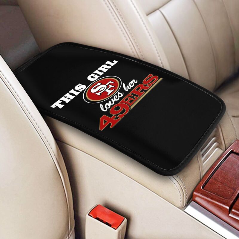 San Francisco 49ers Printing car center console pad car armrest protective cover