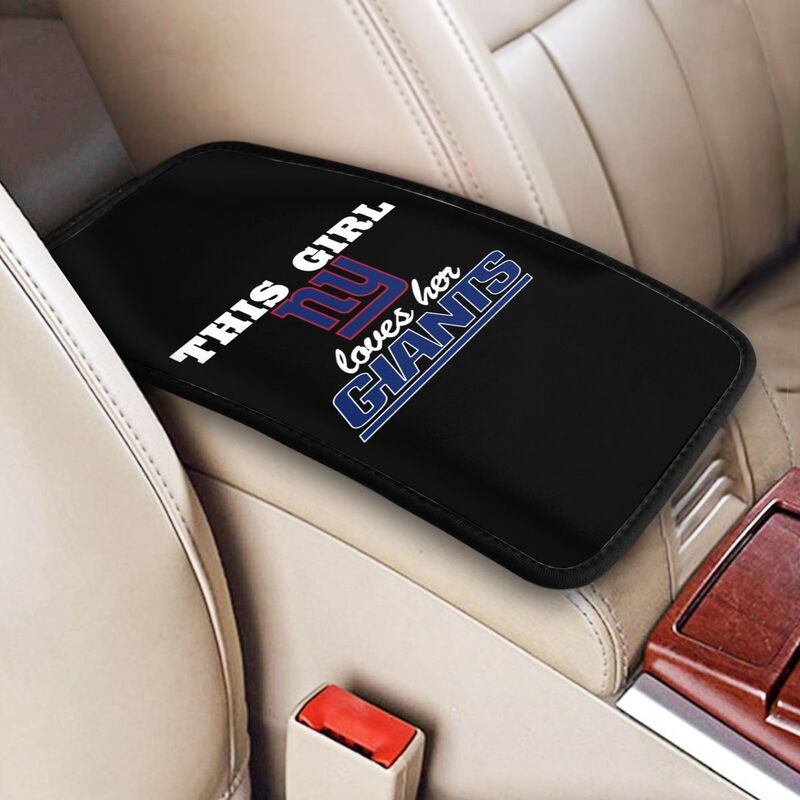 New York Giants Printing car center console pad car armrest protective cover