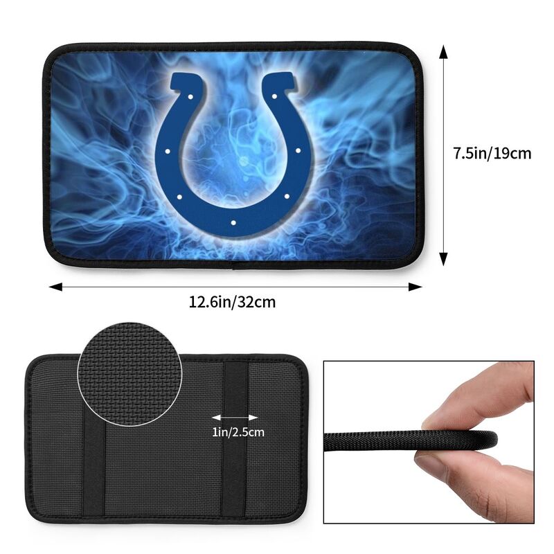 Indianapolis Colts1 Printed car armrest box pad elbow protection pad