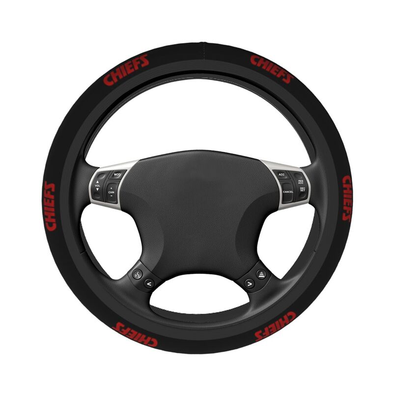 Kansas City Chiefs 1 Printed car anti-skid cover elastic steering wheel cover
