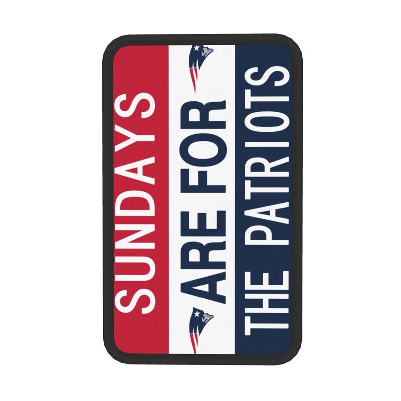 New England Patriots Personalized printed car armrest cover Car handrail box cushion