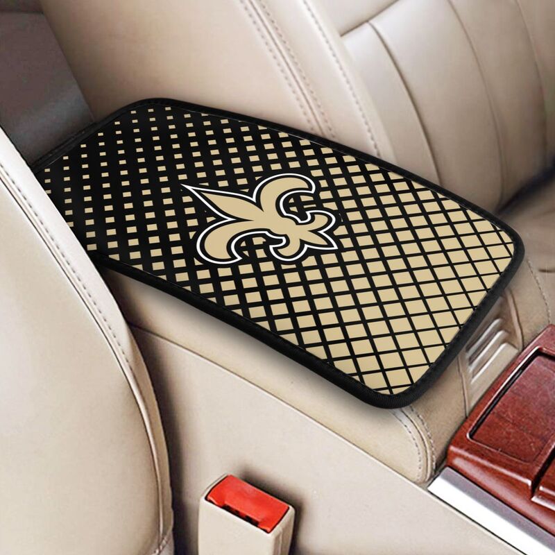 New Orleans Saints Car handrail box cushion Personalized printed car armrest cover