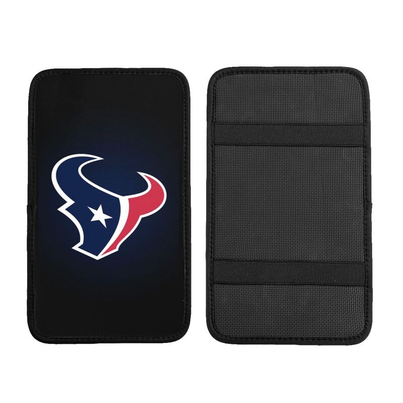 Car armrest box pad Houston Texans3 Printed central armrest box pad anti slip pad