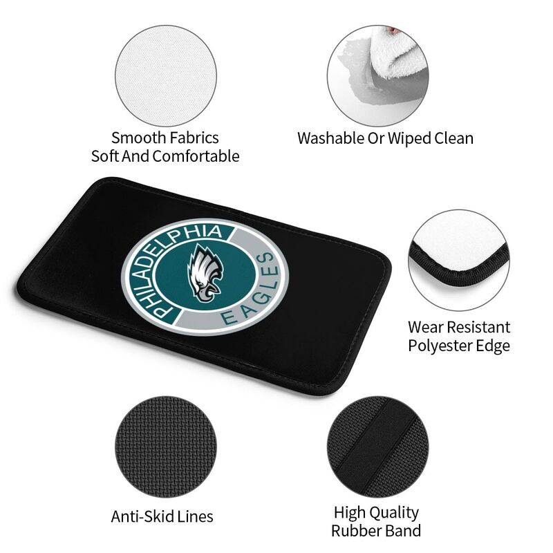Philadelphia Eagles print car armrest protective cover Car center console armrest pad