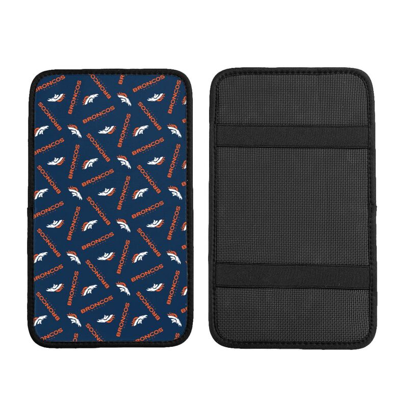 Denver Broncos Printed armrest protective cover car armrest box cushion
