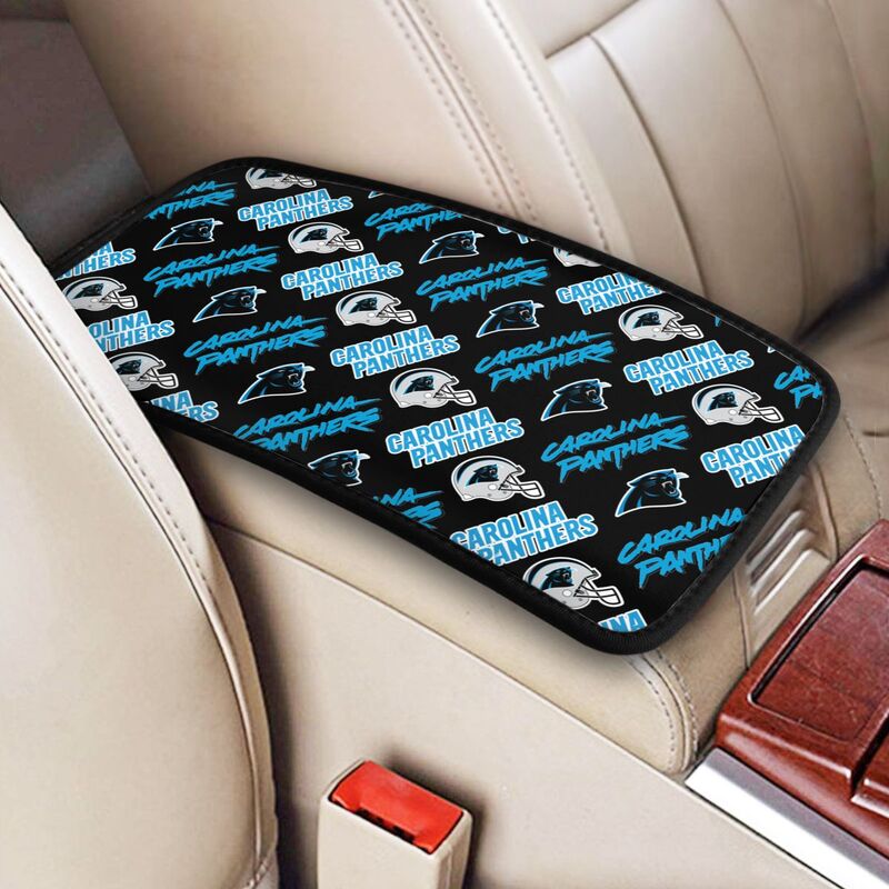 Carolina Panthers Printing car armrest box protective pad