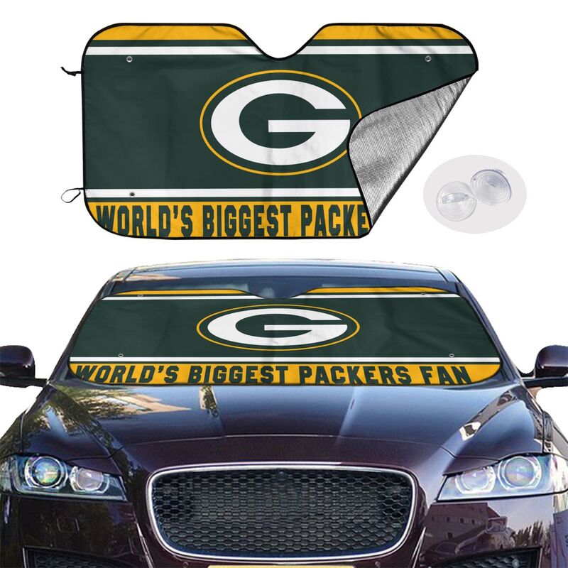 Green Bay Packers Printing is suitable for car front windshield sunshades Car windshield sunshades