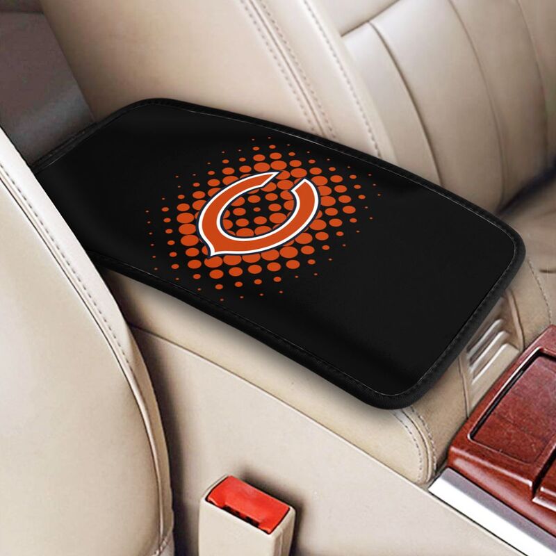 Chicago Bears Printed car armrest box cushion armrest protective cover