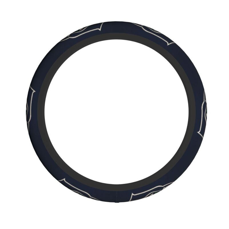 Seattle Seahawks Printed breathable elastic steering wheel protective cover