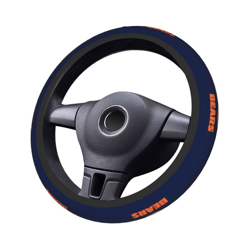Chicago Bears 4 Printed car protective cover elastic steering wheel cover