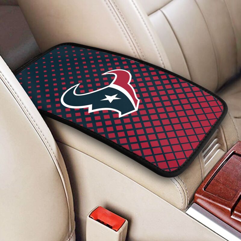 Houston Texans Car handrail box cushion Personalized printed car armrest cover