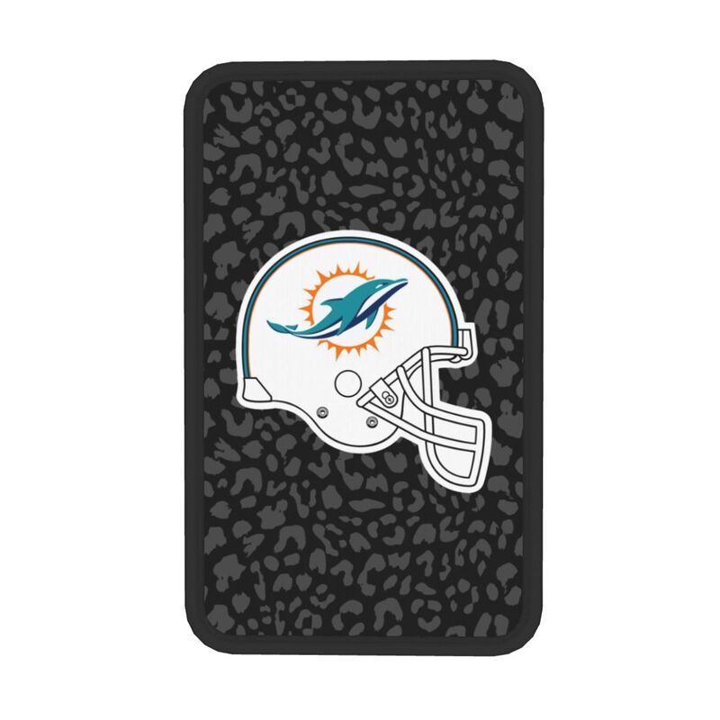 Miami Dolphins 2 print Car handrail box cushion Personalized car armrest cover