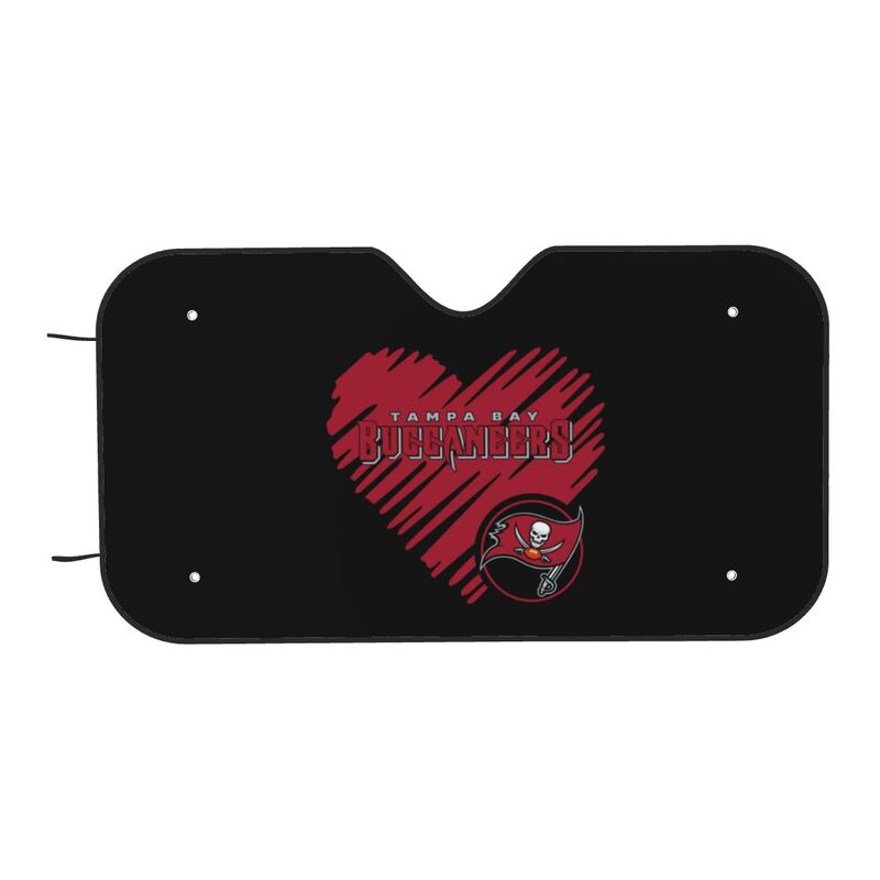 Tampa Bay Buccaneers Printing is suitable car front windshield sunshades Car windshield sunshades