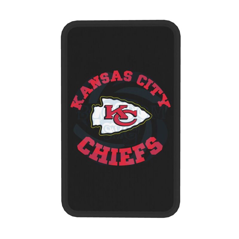 Car armrest box pad Kansas City Chiefs 2 Printed central armrest box pad protective pad