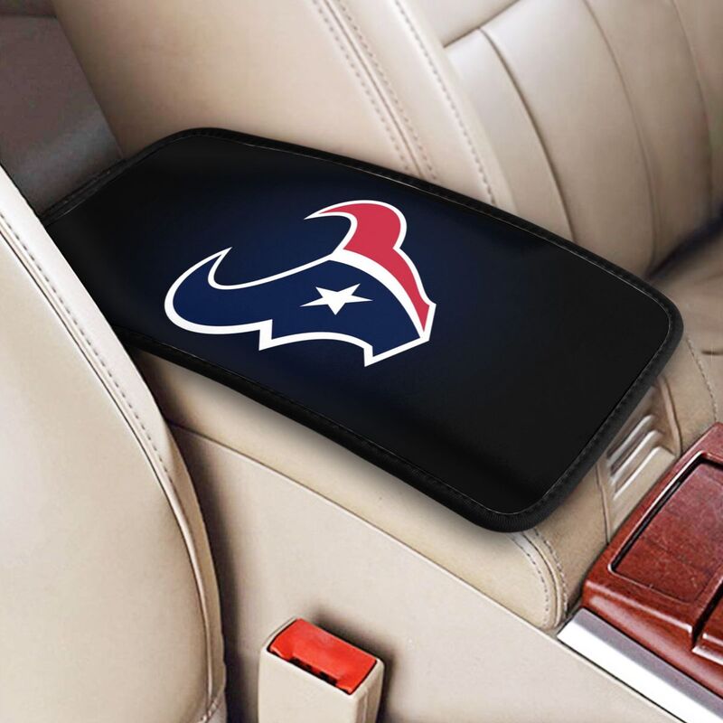 Car armrest box pad Houston Texans3 Printed central armrest box pad anti slip pad