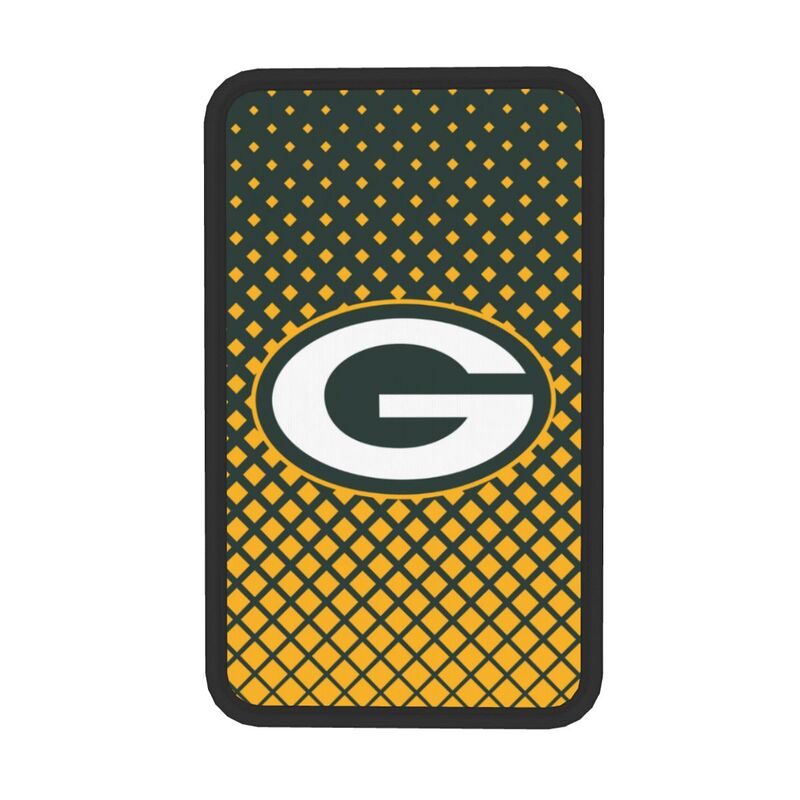 Green Bay Packers Car handrail box cushion Personalized printed car armrest cover