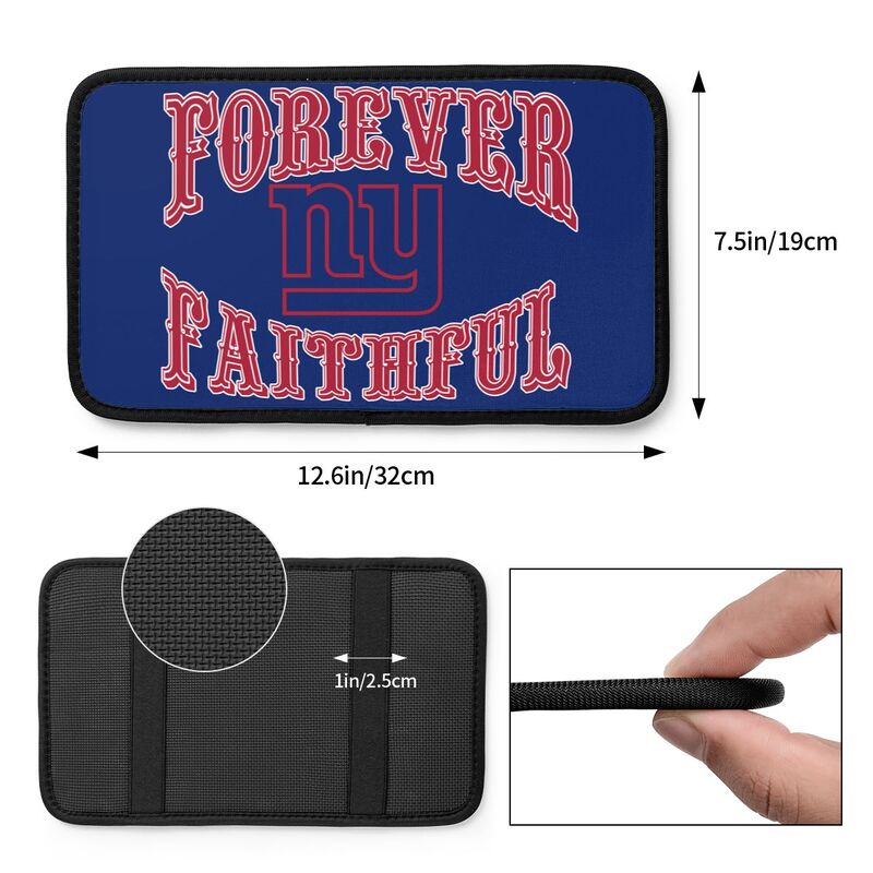New York Giants Print car armrest box cover armrest protective cover