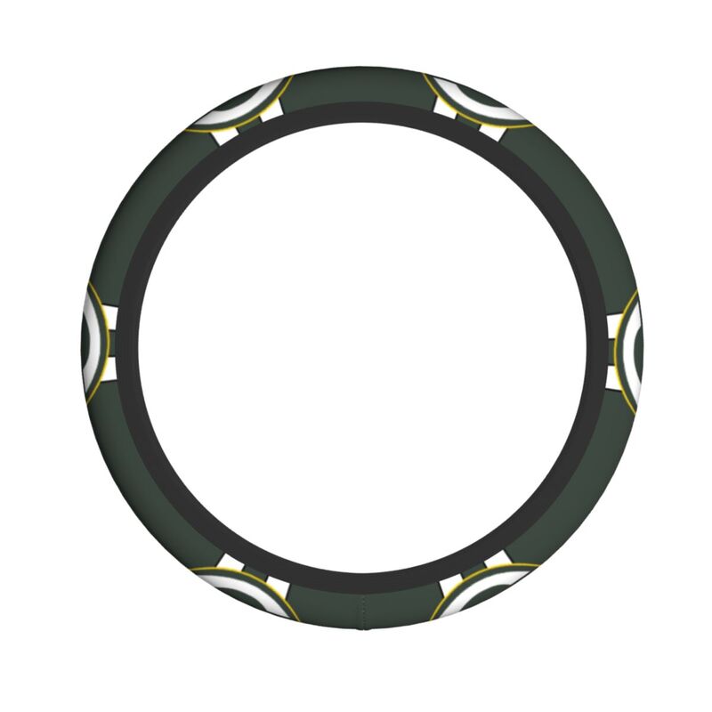 Green Bay Packers 1 Printed breathable elastic steering wheel cover anti slip cover